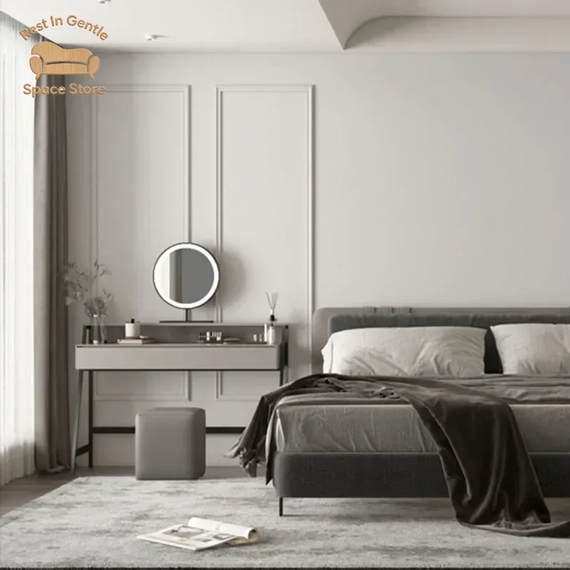 Chair Mirror Dressing Table Woman Container Drawer Charm Dressing Table Luxury Nordic Tocador Maquillaje Furniture Makeup