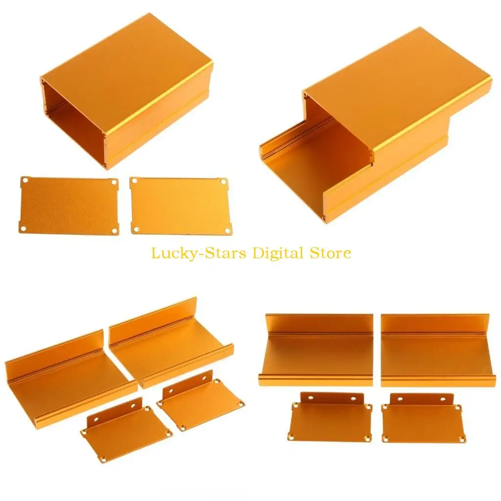

T3EE 1Set Integrated Aluminum Box Alloy for Shell Instrument Outer for Case DIY Power Supply Enclosure 110x46x76mm