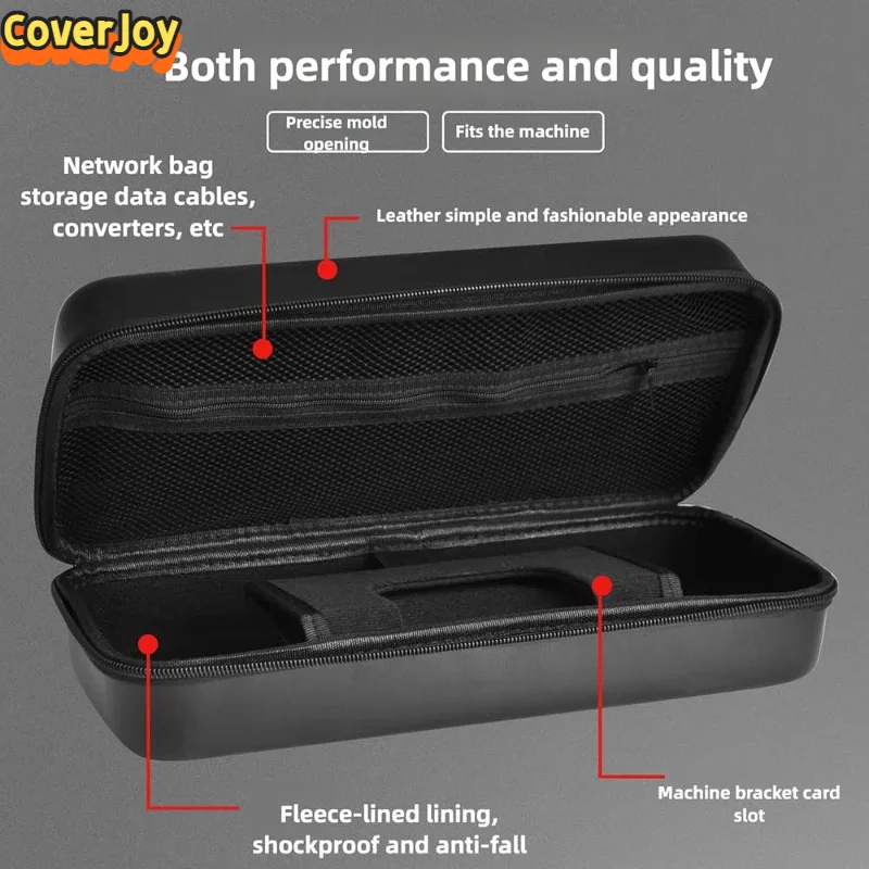 Funda rígida CoverJoy EVA para Lenovo Legion Go S, carcasa protectora anticaídas a prueba de golpes con bolsillo de malla