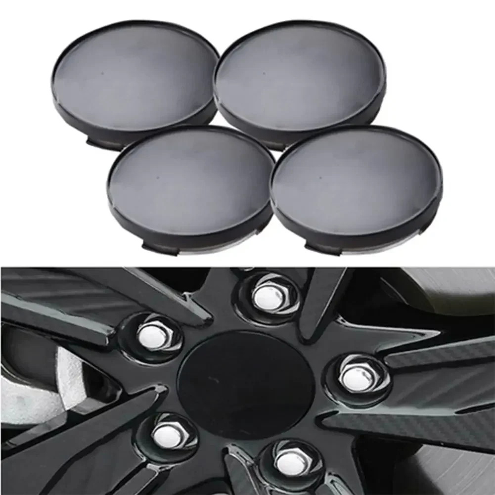 Part Center Cap Cap Cover Practical Wheel Center Hub 15mm 4Pcs 68mm Accessories Car Dust-Proof No Badge Emblem