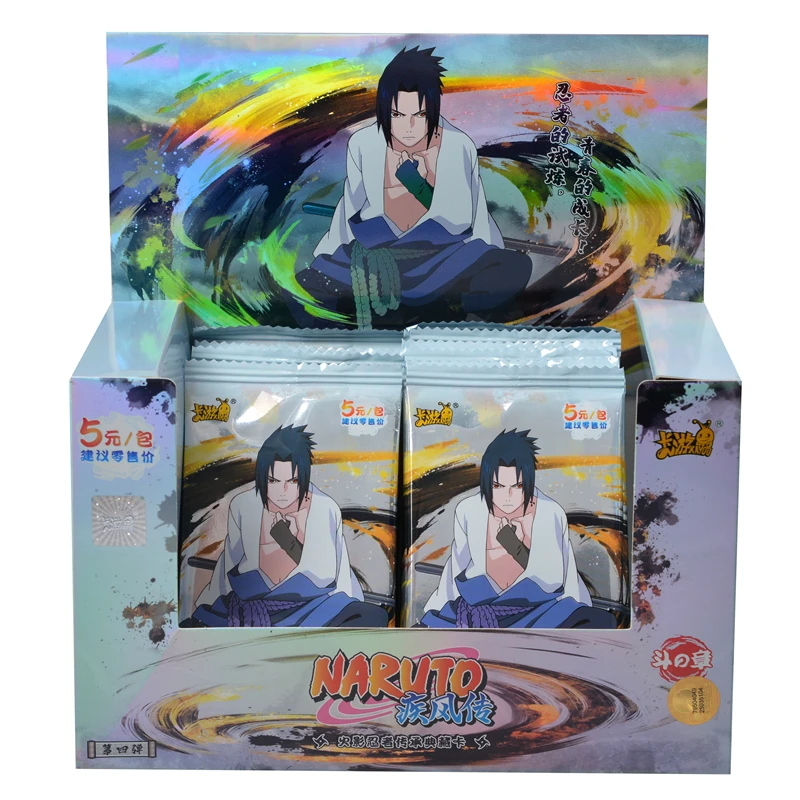 Original  KAYOU Naruto Cards Box Added SE Ninja World Collection Cards Toy For Children Birthday Gift