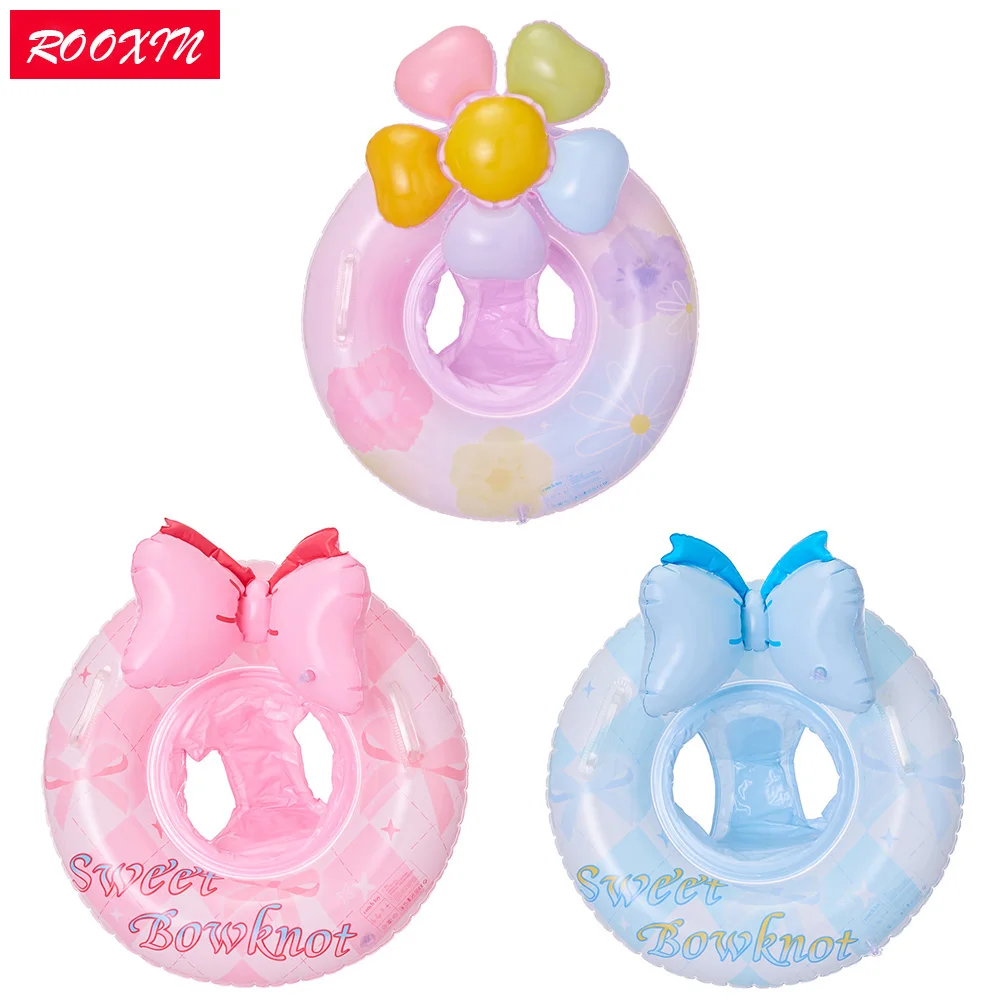 ROOXIN-equipo de juego de agua para bebé, tubo de natación, asiento de natación para niño, anillo de juguete inflable, flotador de piscina circular