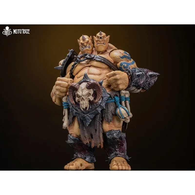 De gloednieuwe MetyToys Originele Limited Edition Skull RollerOgrus Ogre Warrior Mobiele Orc Model Speelgoed Beeldje GiftCollect Ornamenten