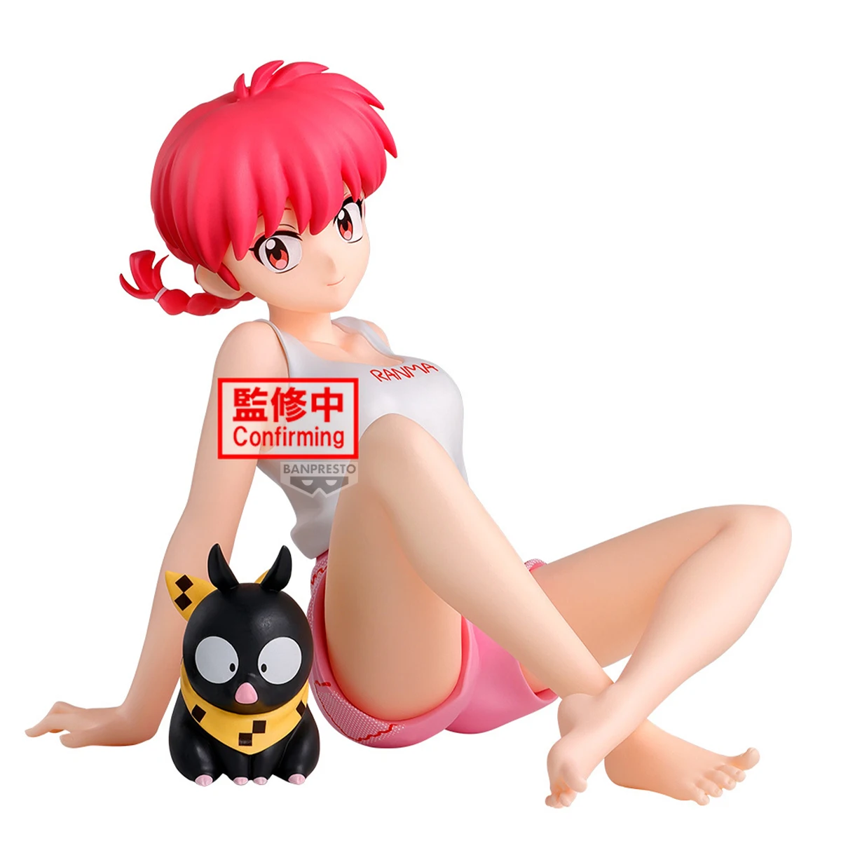 Original Bandai Ranma 1/2 Anime Relax Time Ranma P-chan PVC-Actionfiguren Banpresto Figurine Modell