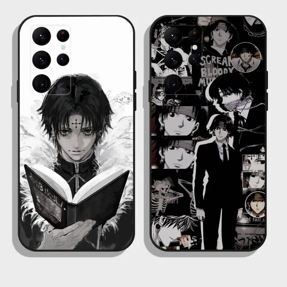 Casing Ponsel Kartun K-Kuroro L-Lucilfer untuk Samsung Galaxy A73,A72,A71,A70,A52,A51 Penutup Hitam Lembut Lainnya