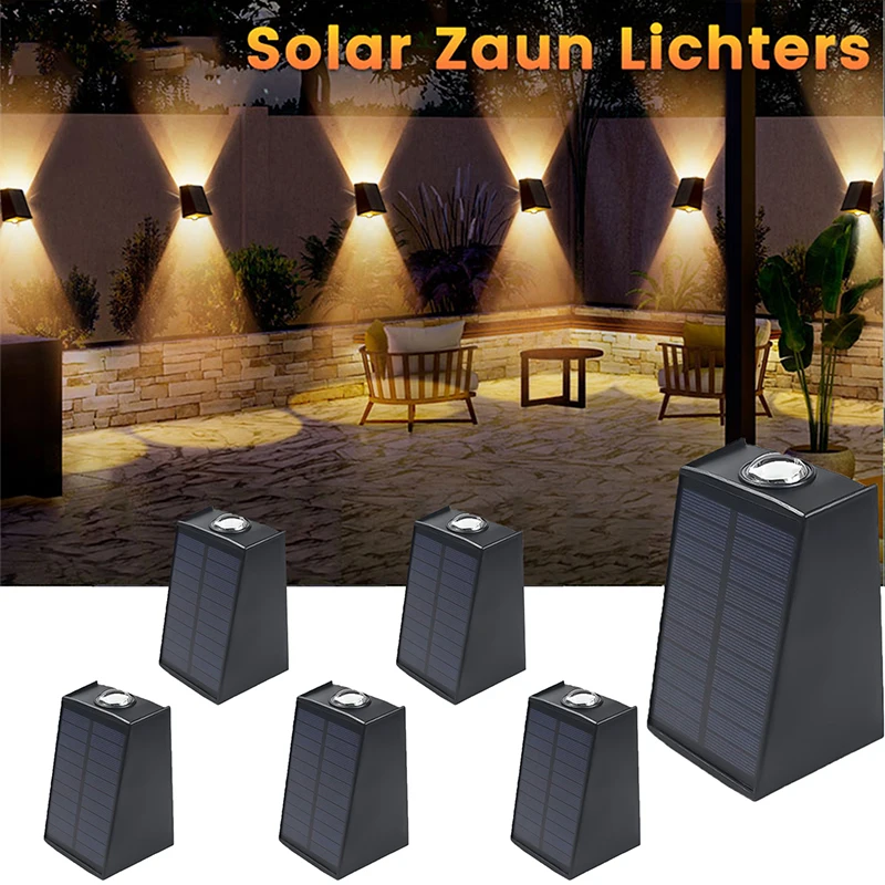 

1/2/4/6 High Brightness Solar Wall Lights for Outdoor Lighting Suitable for Street Balcony Terrace Garage Corridor Decoration