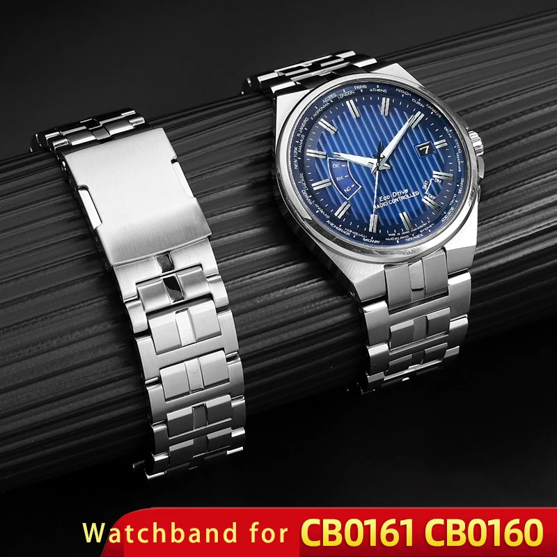 

Raised Bracelet For Citizen Calendar CB0164-17E CB0160-18A CB0161 Steel Band Watch Starp Raised Silicone Wristband accessories