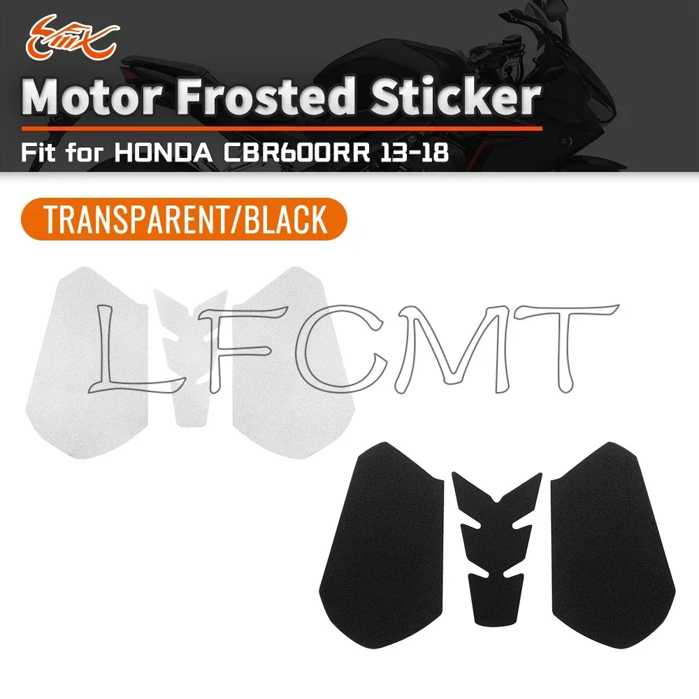 

Motorcycle Frosted Oil Fuel Tank Pad Protector Sticker Decals Gas Knee Grip Traction Fit for Honda CBR600RR CBR 600RR 2013-2018