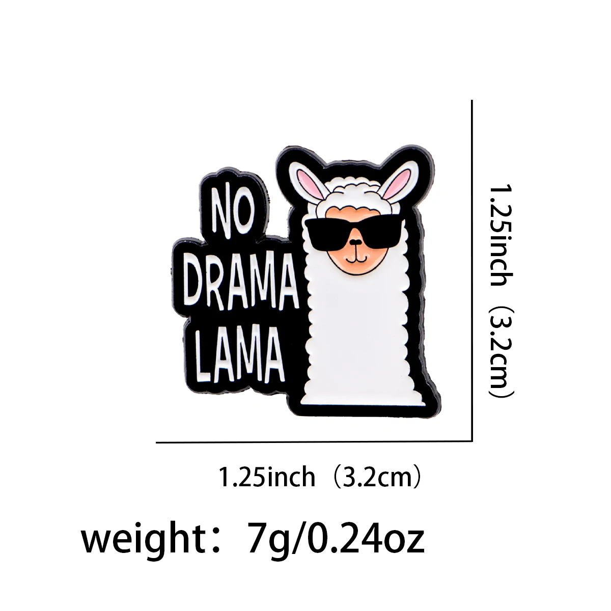 Cute Llama Enamel Pin Cartoon Brooches Badges Lapel Pins for Backpack Jewelry Decorations Cosplay Accessories Party Gift 