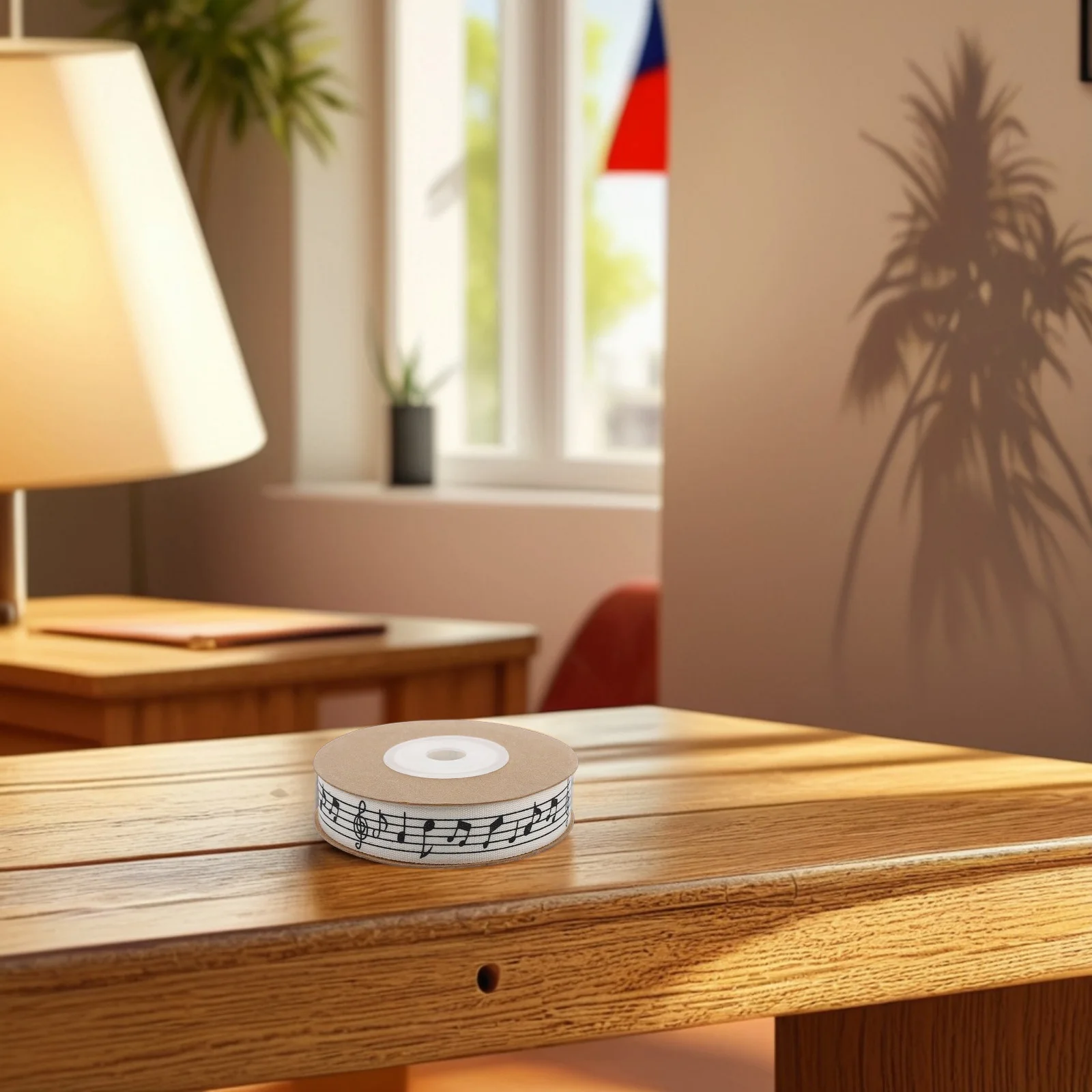 

15mm Music Note Ribbon 10m Cotton Gift Packaging Creative Design Decor Birthday Party Wedding Concert Crafts Sewing Floral