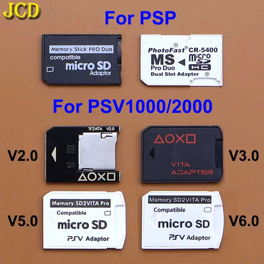 

1pcs SDHC TF to MS Memory Stick Pro Duo Micro SD Card Reader For PSP SD2VITA PLUS TF Memory Card Adapter For PSV Vita 1000 2000