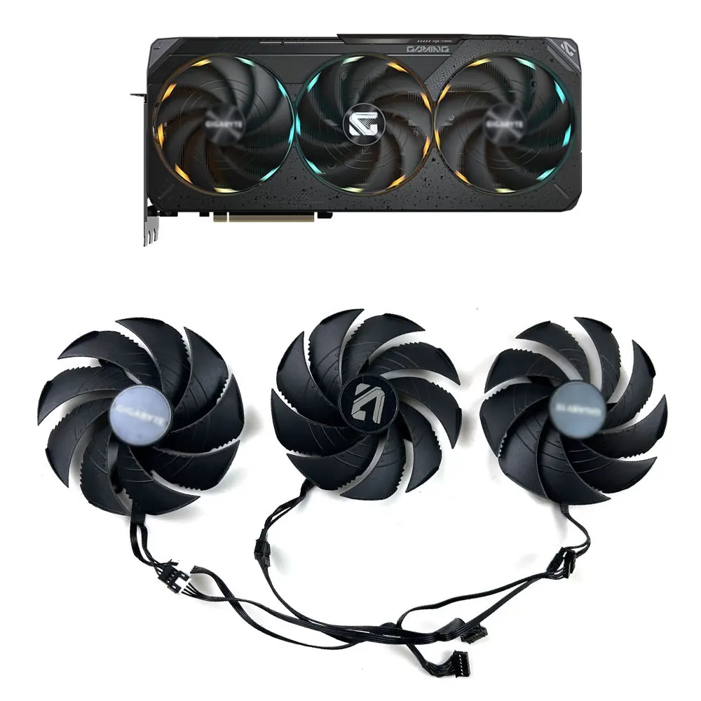 

Graphics card fan 105MM 0.65A PLD10020S12H For GIGABYTE RTX 5070 5080 5090 D Gaming OC video card fans