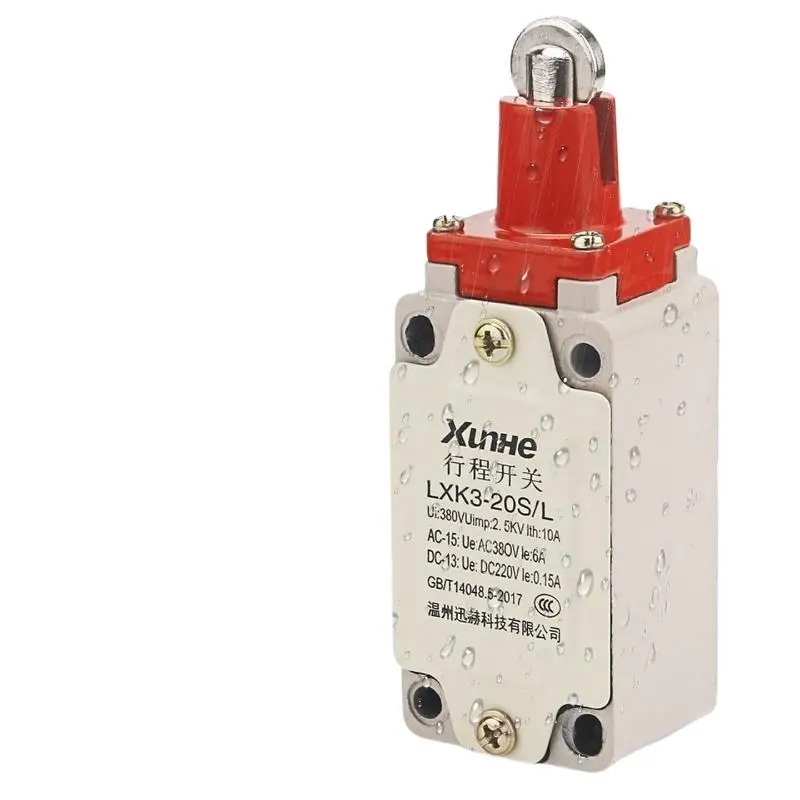 exquisite1Pcs LXK3 Limit Micro Switch LXK3-20S 10A Momentary IP65 Waterproof Aluminum Alloy Limited SwitchElectronic accessories