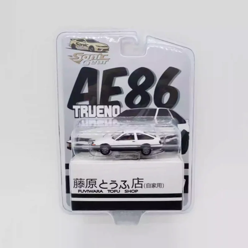 

﻿ Коллекционная модель автомобиля Toyota Corolla AE86 GT-Apex из сплава, масштаб 1:64, для взрослых, декоративный подарок, статическая модель для демонстрации