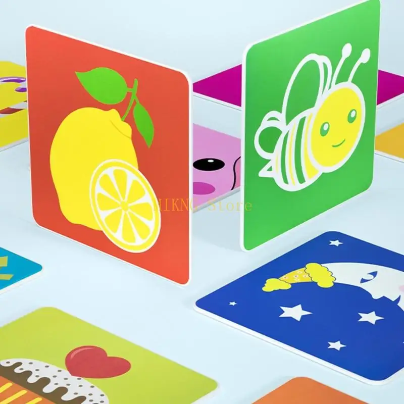 Wysoki kontrast Baby Flashcards czarno -białe karty sensoryczne karty sensoryczne najlepsza sprzedaż