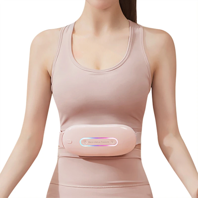 Relieve Menstrual Pain Abdominal Heating Massage Vibrating Warm Massager Belt for Women Home Office Car Relaxation Machine