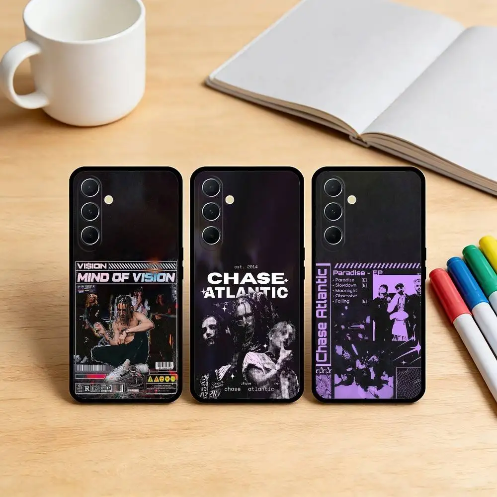 

AAA C-Chase AtlanticS Singer Phone Case For Samsung S25,S24,S21,S22,S23,S30,Ultra,S20,Plus,Fe,Note,10,9,5G Black Cover