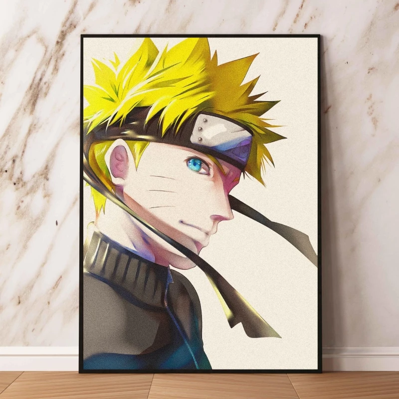 Hot Anime Poster Natuto Namikaze Minato Pain Decor Gifts Wall Art Home Picture Hanging Comics Pictures Modular Painting Classic