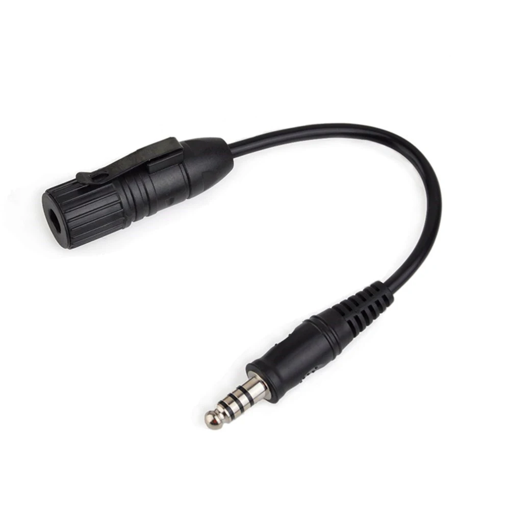 Tactical U94 PTT WADSN Earphone Militr Civil Headphone Wiring Transform Adapter Full Series Headset And PTT Airsoft Accessory