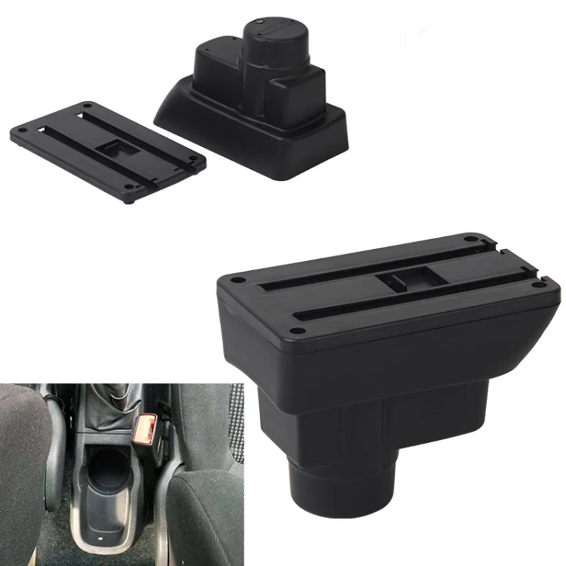 For Opel Corsa D Armrest box For Opel Corsa Car armrest backrest Interior parts storage box Retrofit parts Car accessories USB