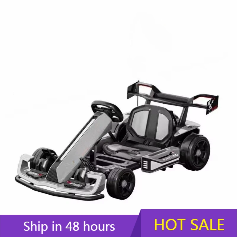 

YTYIN Commercial Grade Kids Electric Drift Go Kart, 4-Wheel Stable Design with Adult Seat, for Amusement Park Rental