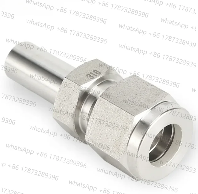 Stainless Steel 316 Tube Pipe to LOK Adapter Double Ferrule Compression Fitting 1/4