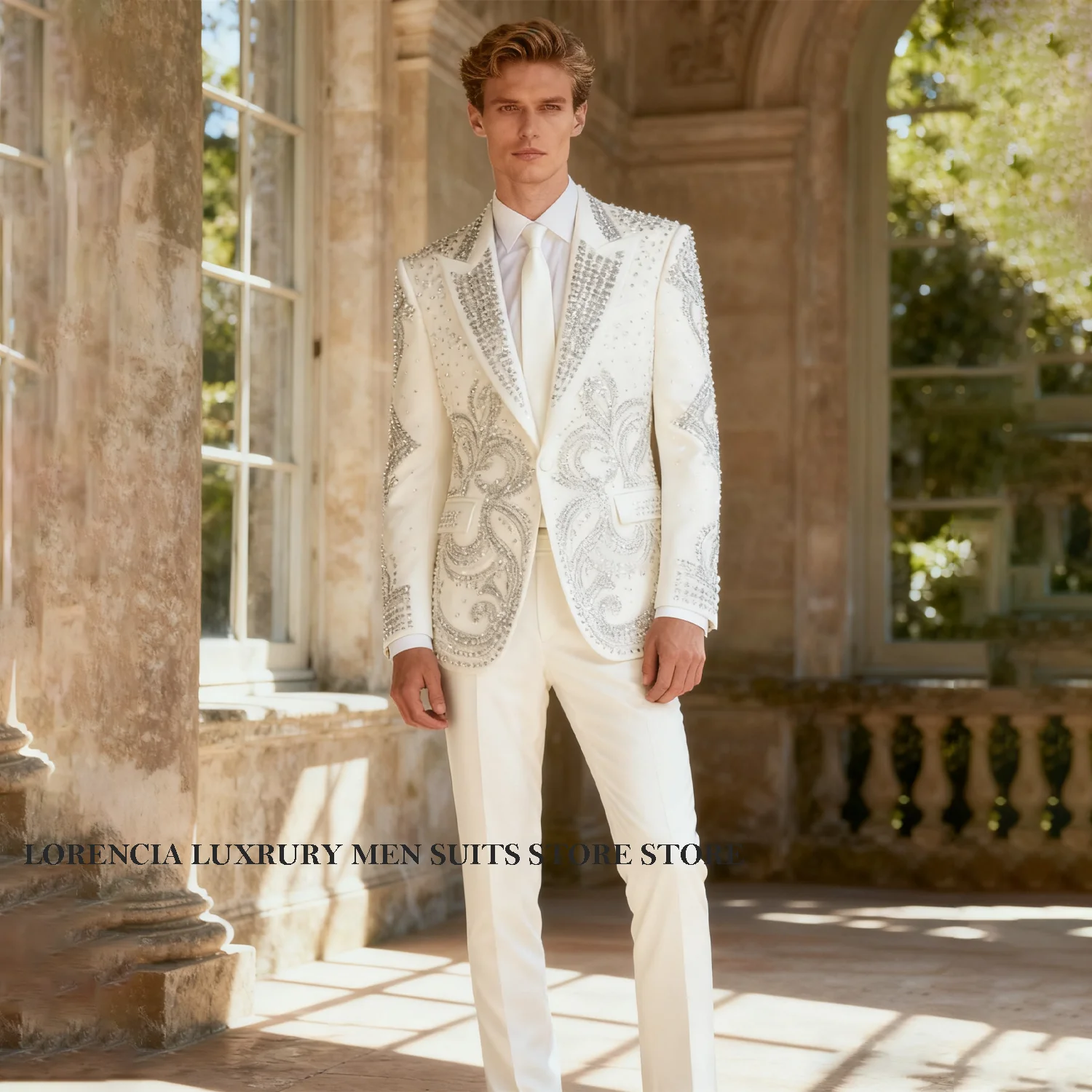 

Мужские смокинги Han'dso'm по индивидуальному заказу, мужские костюмы с остроконечными лацканами, мужские пиджаки для выпускного вечера, свадебные комплекты из 2 предметов, мужские костюмы для жениха