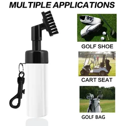 Protable Golf Club Groove Brush Escova De Limpeza De Plástico Limpador De Golfe Com Garrafa De Água Escova De Água Auto-Contida