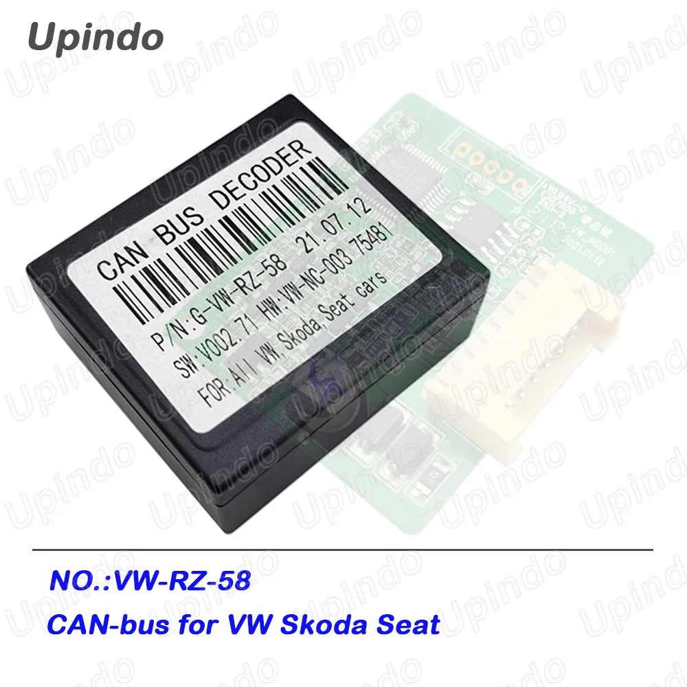 

Universal CAN Bus Adapter Android Head Unit Decoder Box for VW Skoda Seat Lavida Golf Bora Octavia Superb Kamiq Karoq Steering