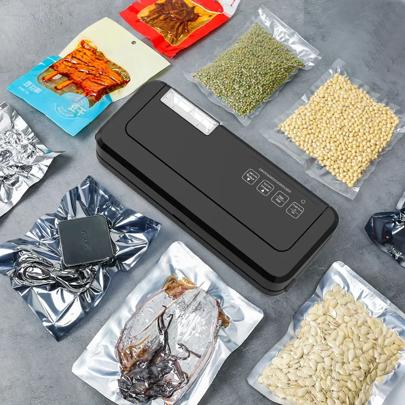 P-290 Vacuum Sealer With Vacuum Food Bags For Packaging With Kitchen Scale Vacuum Roll For Food Storage