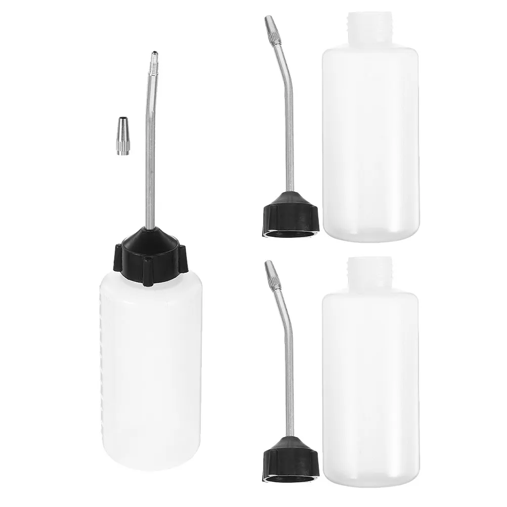 3Pcs Sewing Machine Oiler Bottle Iron Spout Cap Empty Oil Container Precision Application Smooth Operation Long Term Durability view 3