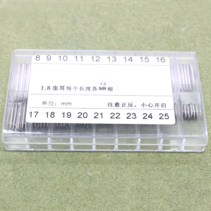 สายนาฬิกาเชื่อมต่อกับก้านนาฬิกาแบบเข็มสปริงหนา1.8มม. แบบไร้รอยต่อ