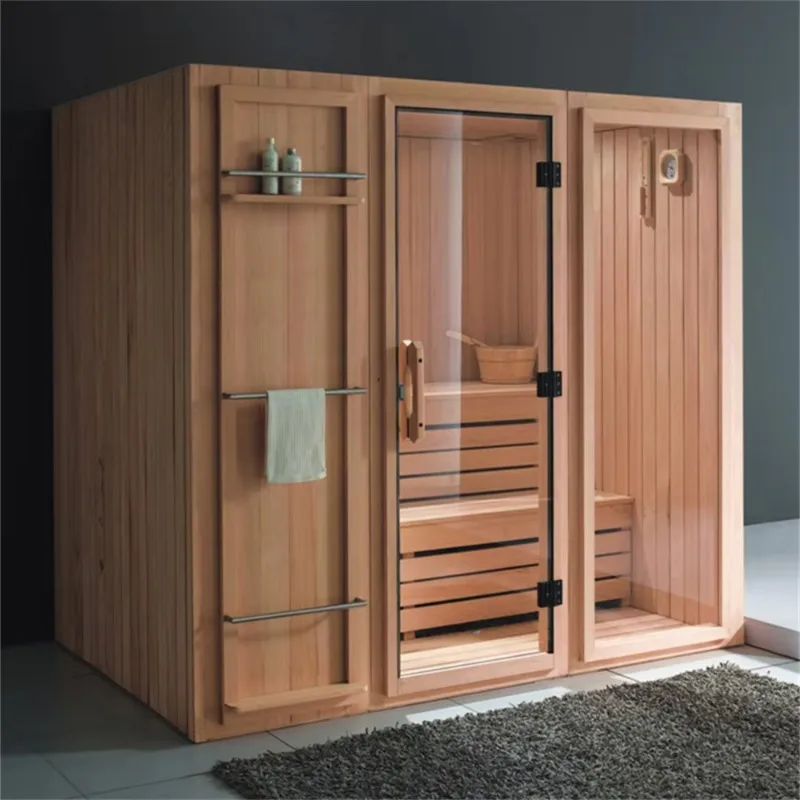 Customization Modern Design Sauna Dry Steam Shower Room