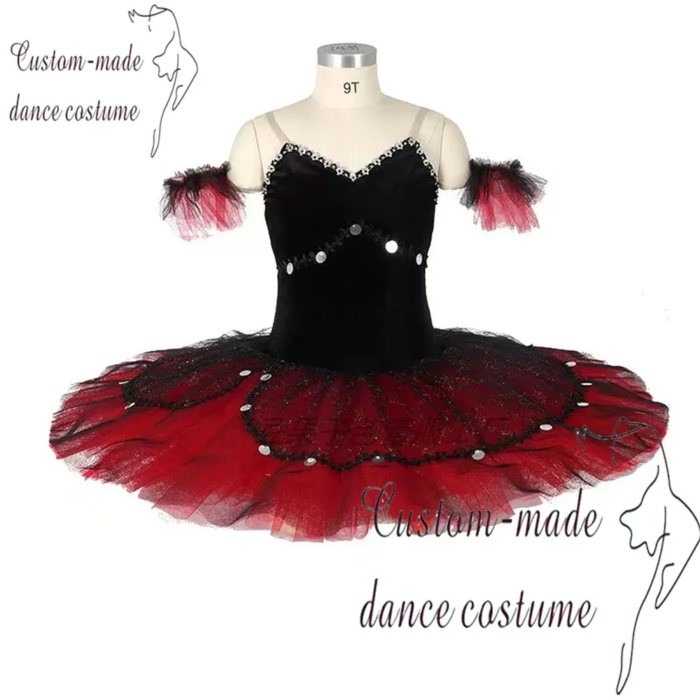 Esmeralda Ballet Skirt Children's Customized Competition Dress Red Professional Edition Dress Adult Ballet Performance Dress