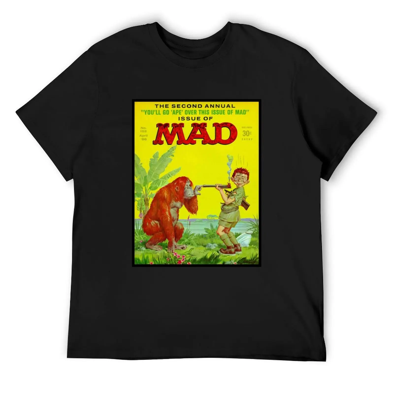 

YES! YES!, ANOTHER CLASSIC VINTAGE MAD MAGAZINE COVER ART! T-Shirt korean fashion T-shirts man Men's cotton t-shirt