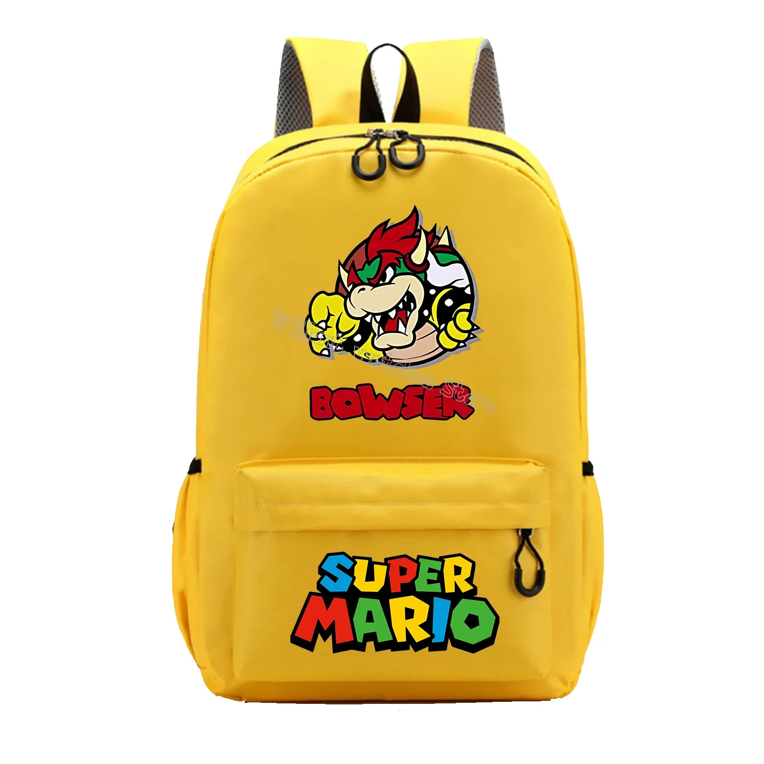 حقيبة ظهر سوبر ماريو بروس للأطفال حقيبة مدرسية كرتونية عصرية للأولاد والبنات حقيبة تخزين ذات سعة كبيرة هدية للأطفال