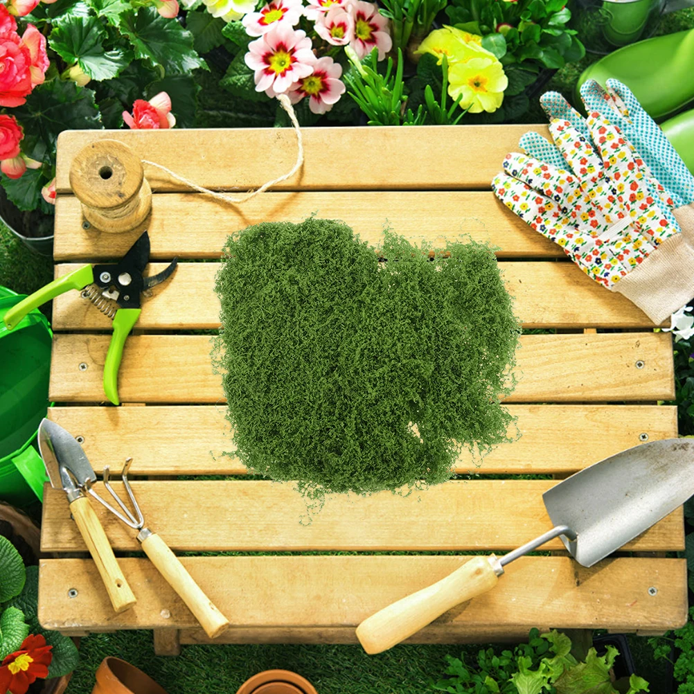 

Artificial Moss Mat Realistic Green Texture Landscape Decoration Indoor Outdoor Bonsai Terrarium Craft Moss Decor