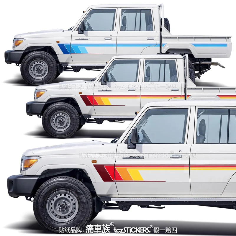 

Наклейка на автомобиль пикапа для Toyota Land Cruiser LC79 tropopy, индивидуальная внешняя модификация, Спортивная наклейка, пленка