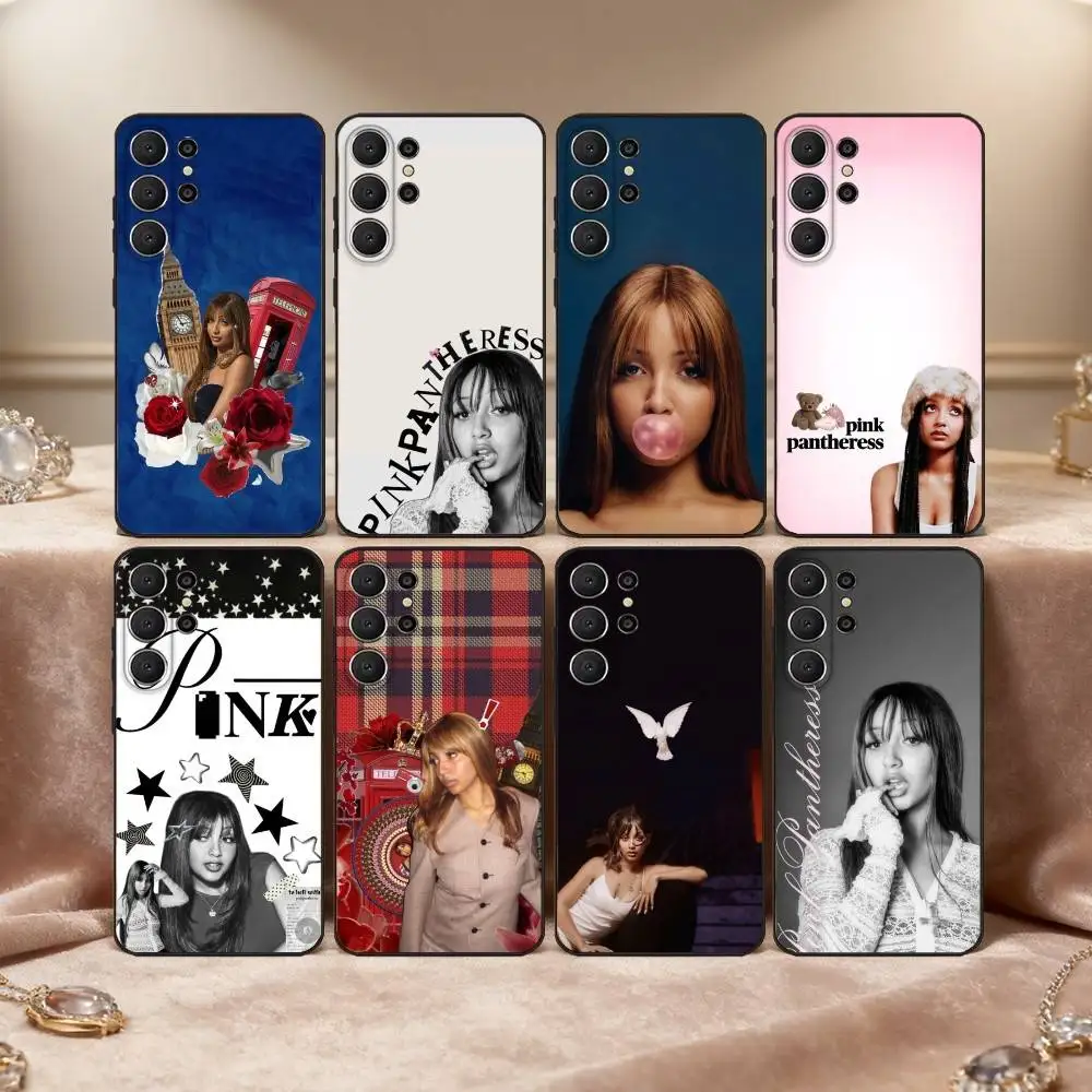 

P-PinkPantheress Singer Phone Case For Samsung S26,S25,S24,S21,S22,S23,S30,Ultra,S20,FE,Lite,10,9,Black Cover
