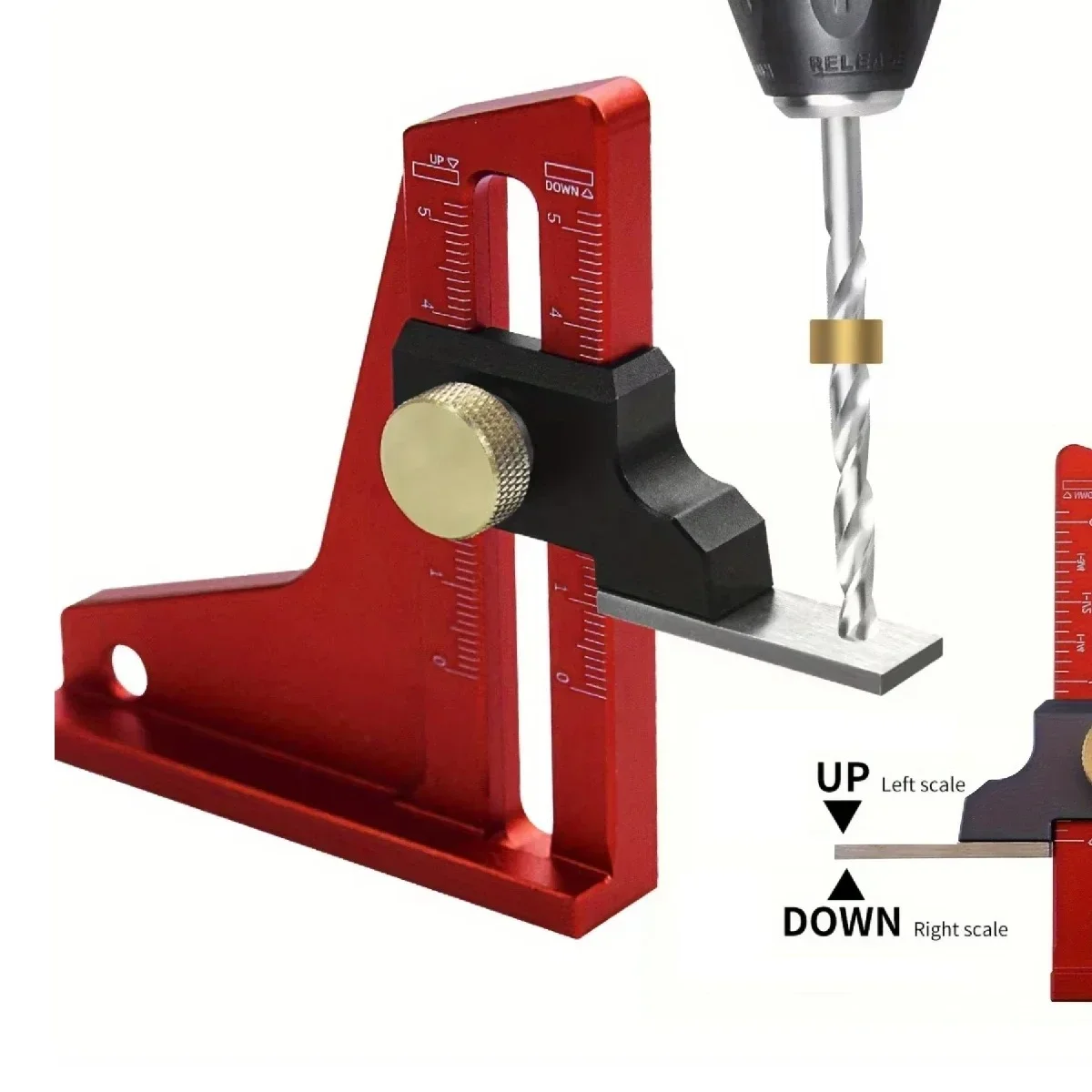 Woodworking Height & Depth Gauge,Aluminum Setup Gauge for Table Saw and Router Table, Precision Measuring Tool for DIY Carpentry image 5