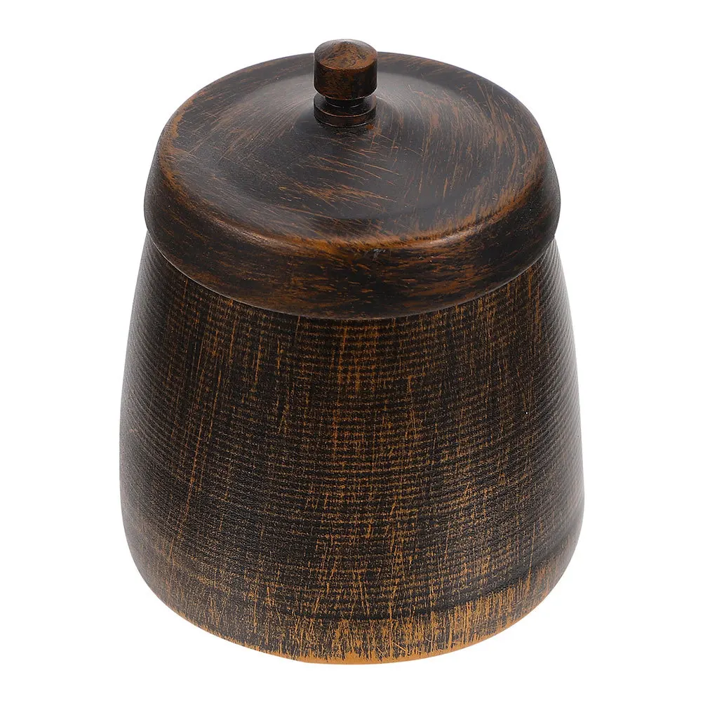 

1pc Windproof Lidded Iron Craft Retro Style Container For Indoor Use Household Desktop Ashtray Decorative Home Ashtray