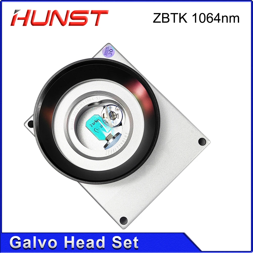 Hunst ZBTK Fiber Laser Scan Galvo Head Set 1064nm Apeature 10mm Galvanometer Scanner with Power Supply