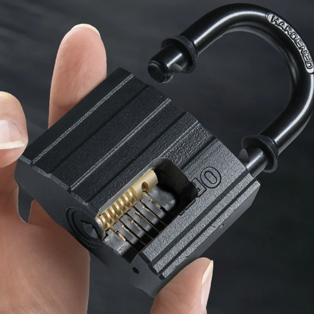 Useful Metal Heavy Duty Padlock Waterproof Safely Security Lock with Keys Rust Proof Gate Locks Toolbox