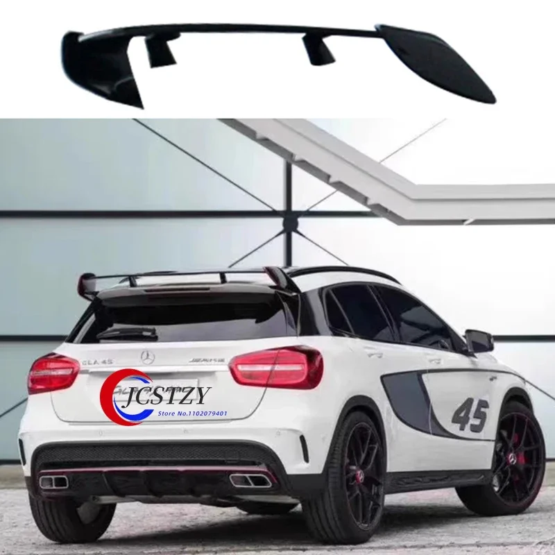 For Mercedes Benz CLA-Class X156 GLA45 GLA200 GLA220 GLA250 260  2013-2018 Rear Roof Trunk Lid Spoiler Wings Car Accessories