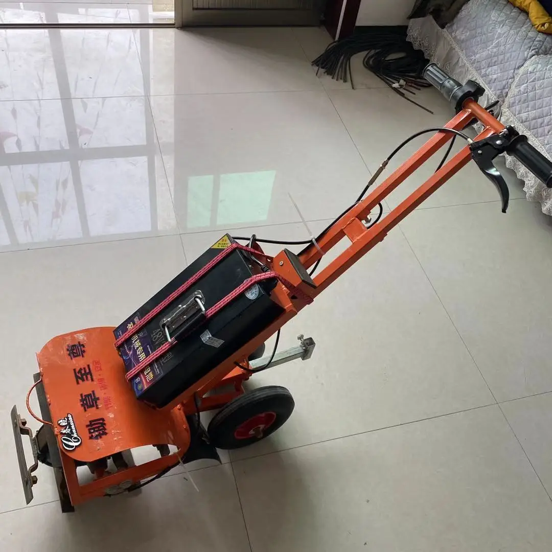 Electric weeding machine, small household trenching machine, weeding, loosening soil, turning over land