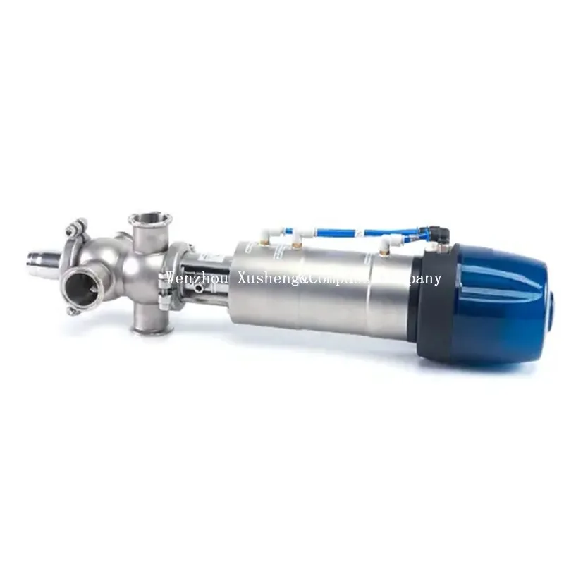 

DN40 Hygienic Sanitary Control Valve Stainless Steel Mixproof Mix Proof Valve