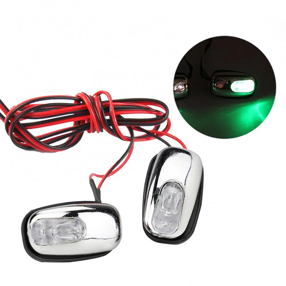 1 Pair Auto LED Light Windshield Windscreen Jet Spray Nozzle Wiper Washer Lamp Автоматические Светодиодные Лампы