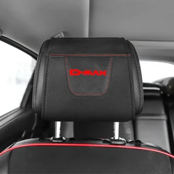 1pc  For Isuzu Dmax Car Headrest Protector Cover Pu Leather Car Headrest Cover Car Accessories