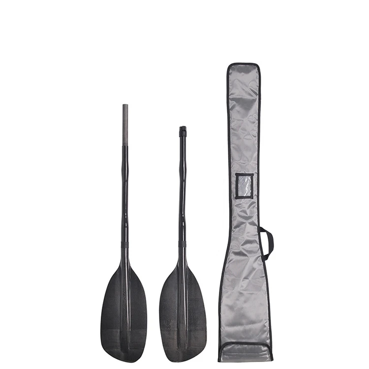 High Quality Lightweight Bent Shaft Carbon Fiber Kayak Paddle 210-220cm Whitewater Paddle