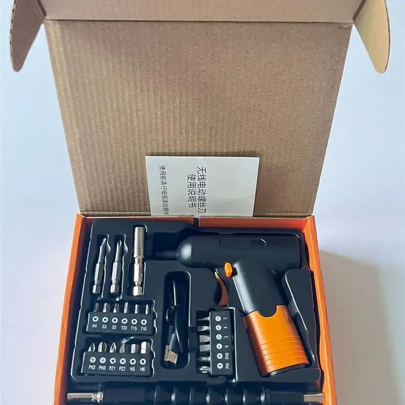 New Electric Screwdriver Charging Set Toolbox Hardware Tools Screwdriver Machine